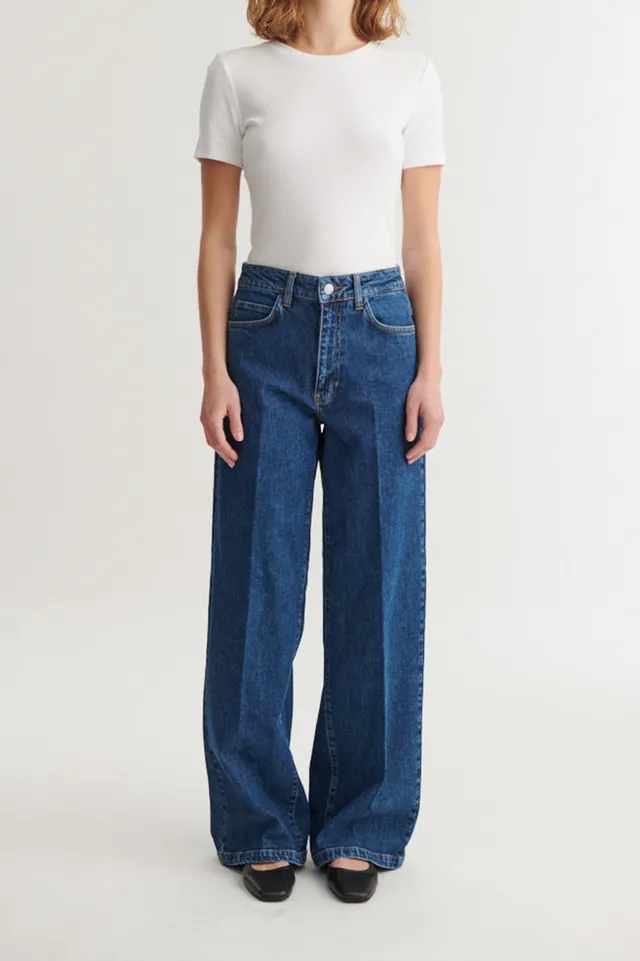 basic-apparel-enya-jeans-mid-blue-bio-wide-leg-damen image 1