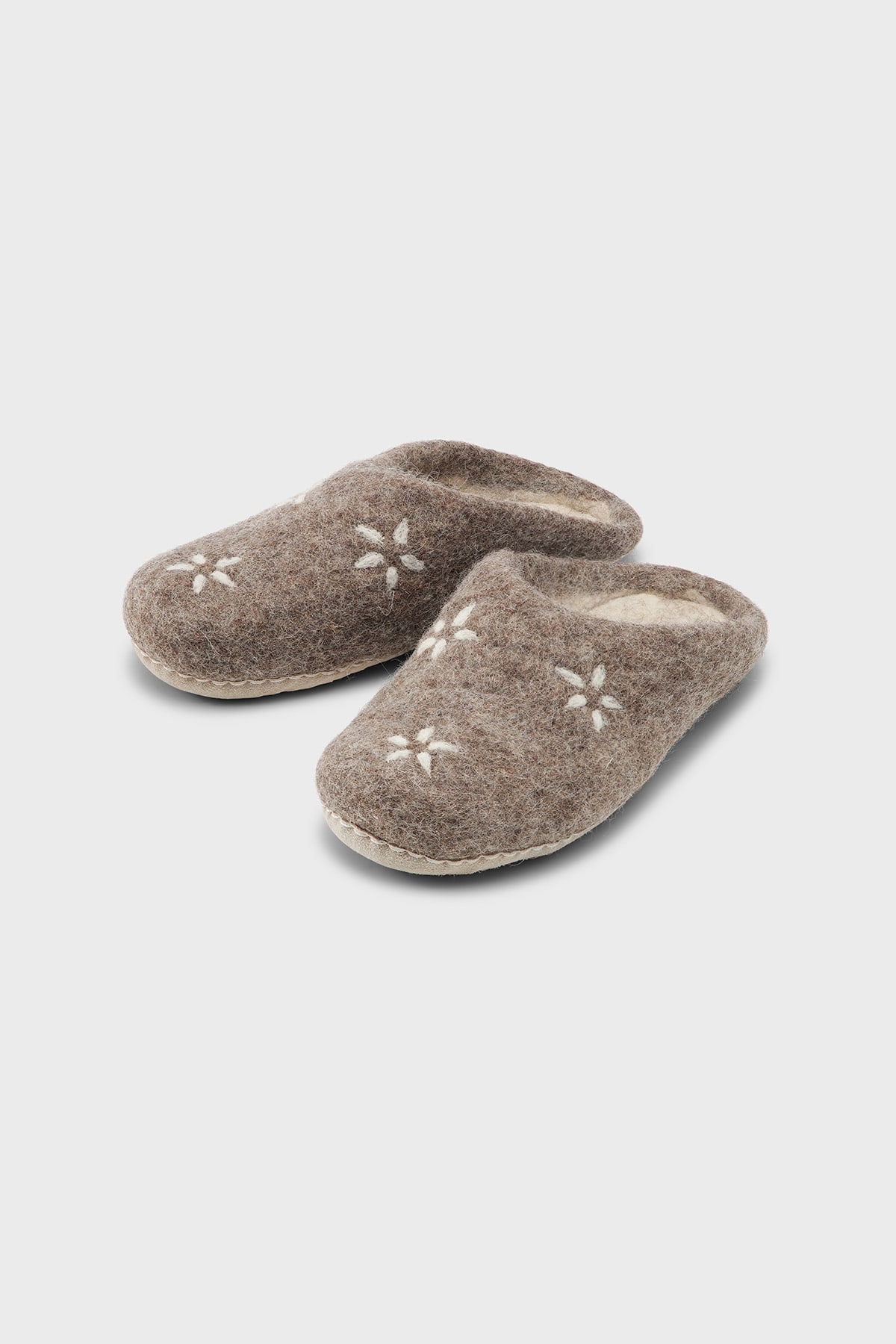 care-by-me-warm-feet-slippers-filz-hausschuhe-braun-39-41 image 3