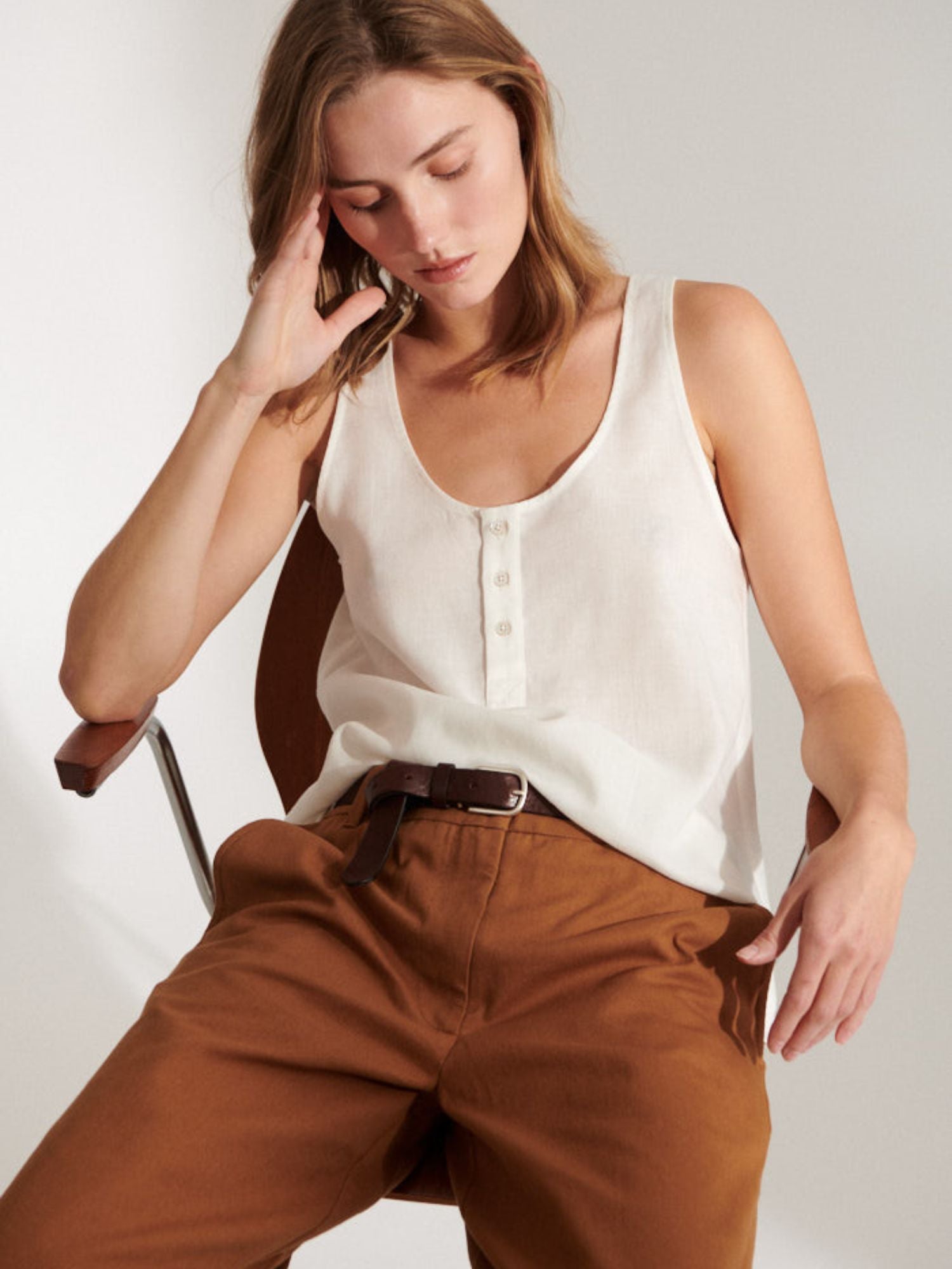 basic-apparel-lilla-pants-stoffhose-nuthatch-bio-baumwolle image 8