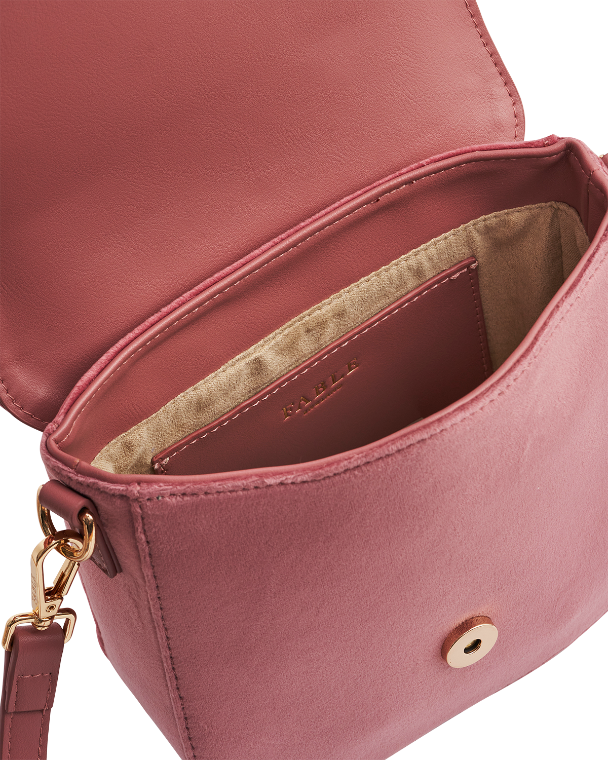 fable-england-beth-saddle-handtasche-rosa-samt-bestickt image 7