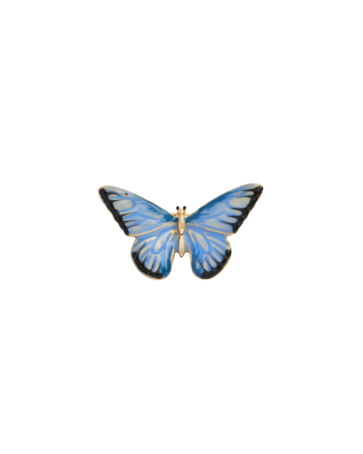 fable-england-enamel-blue-butterfly-brosche-blau-emaille image 1