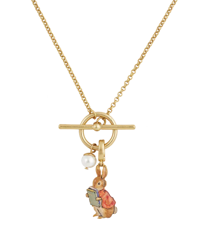 fable-england-peter-rabbit-cotton-tail-charm-kette-gold image 1
