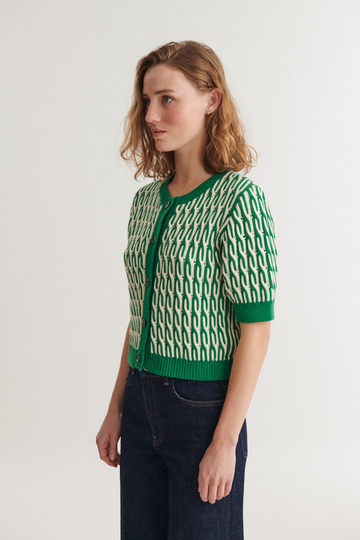 basic-apparel-minie-cardigan-abundant-green-bio-baumwolle image 3