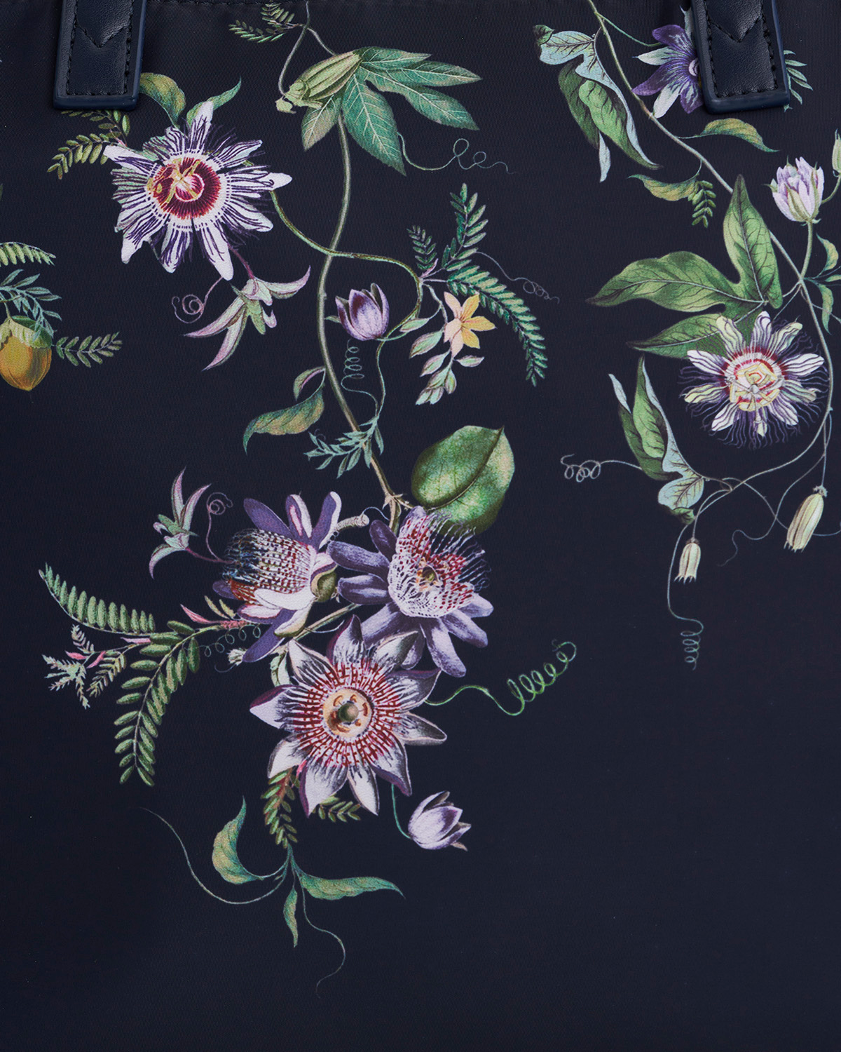 fable-england-passion-flower-tote-navy-handtasche-blumen image 3