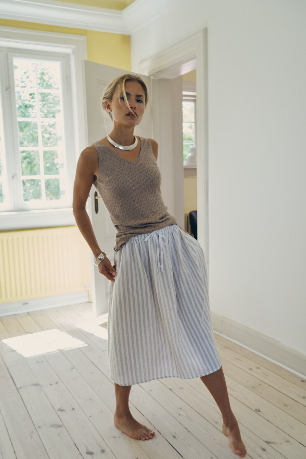 care-by-me-cecilie-rock-schwarz-baumwolle-leinen-gr-s image 1