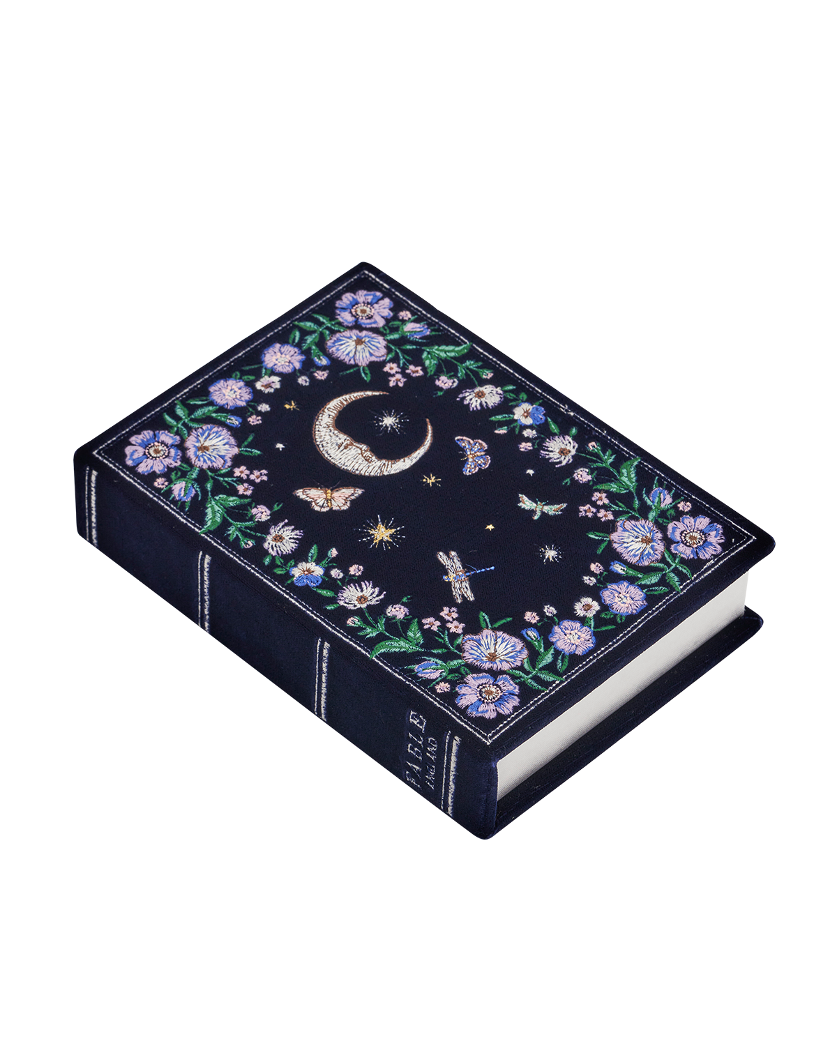 fable-england-marianne-midnight-garden-clutch-navy image 1