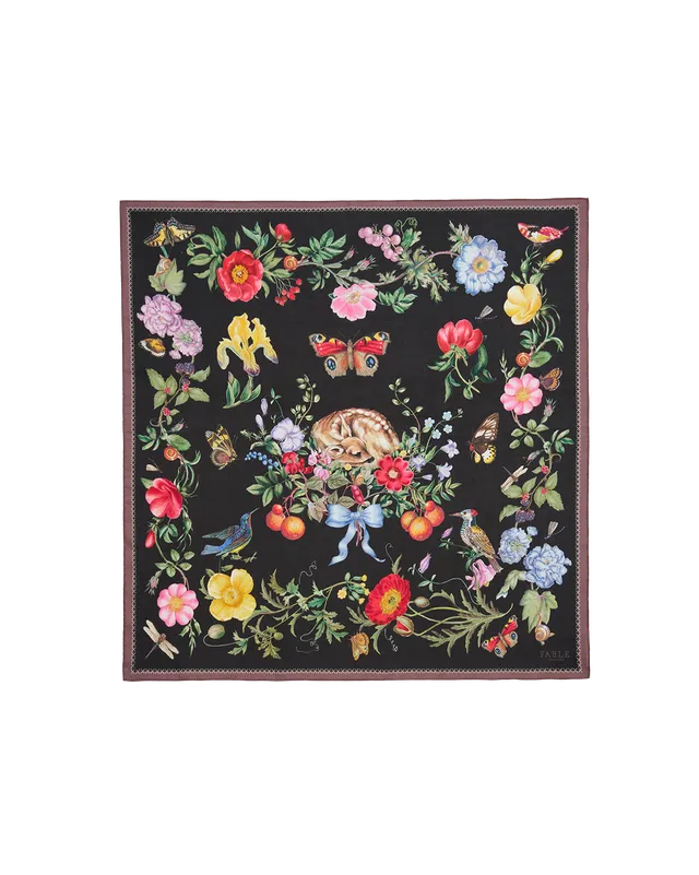 fable-england-alice-s-garden-tuch-seidenoptik-hirsch image 1