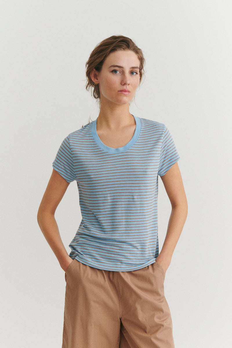 basic-apparel-ashly-ss-tee-t-shirt-dutch-canal-portabella-leinen image 1