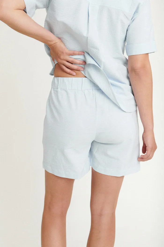 basic-apparel-harriet-shorts-ashley-blue-bio-baumwolle image 1