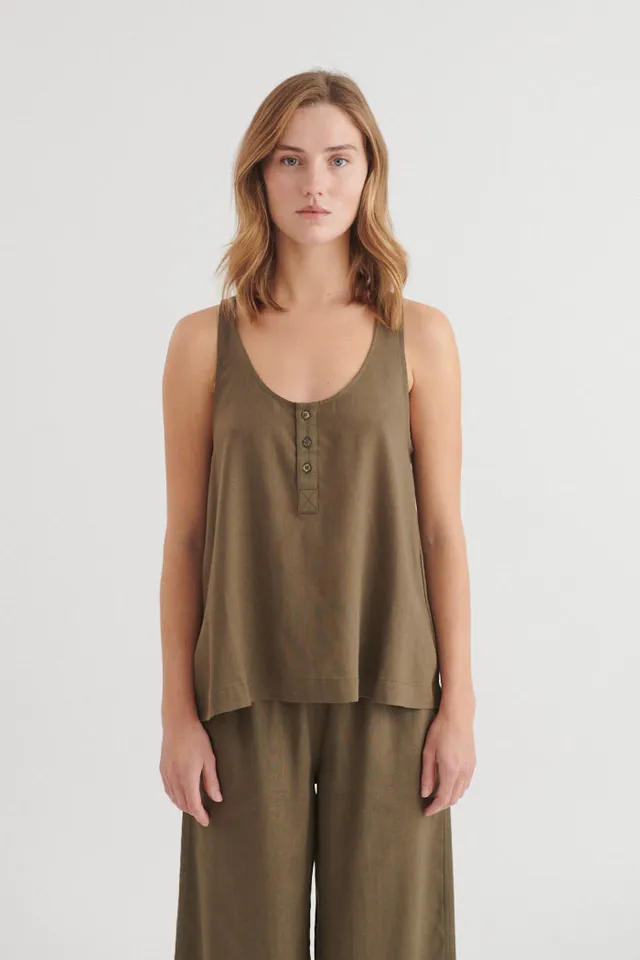 basic-apparel-carina-tank-top-sea-turtle-leinen-damen image 1