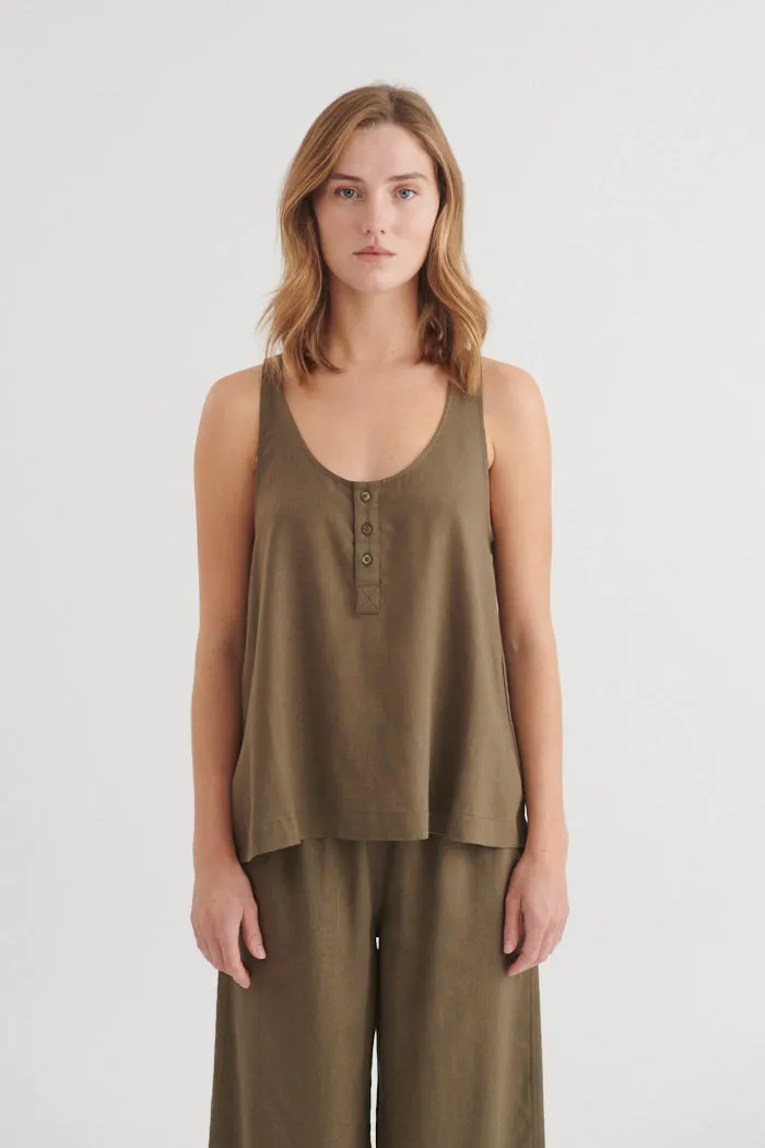basic-apparel-carina-tank-top-sea-turtle-leinen-damen image 1