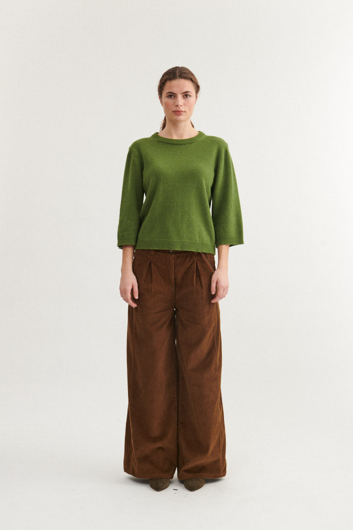 basic-apparel-cady-3-4-sleeve-pullover-mayfly-wollmix image 4