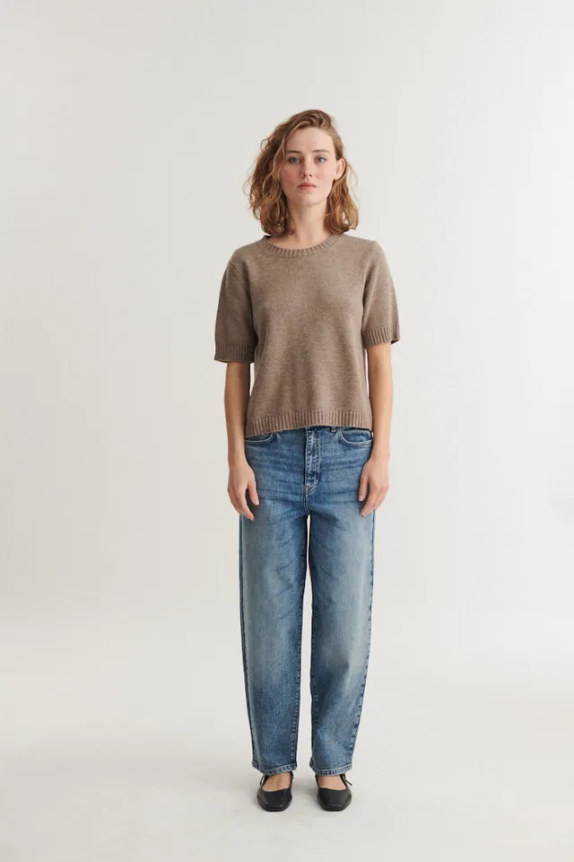 basic-apparel-cady-ss-o-neck-strickpullover-greige-wolle-cashmere image 1