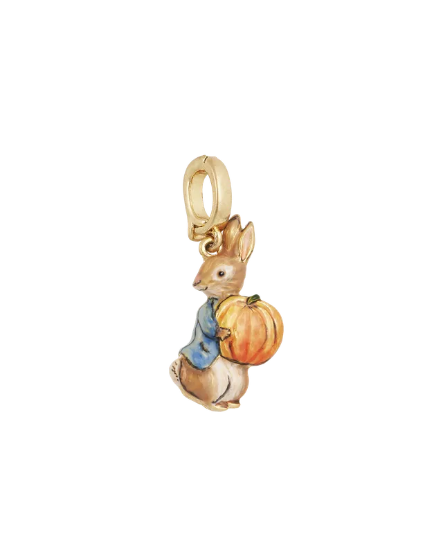 fable-england-jewellery-peter-rabbit-pumpkin-charm-emaille image 1