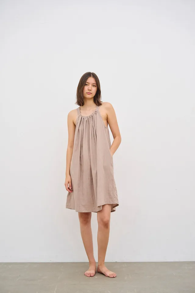 care-by-me-vivienne-kleid-wei-bio-baumwolle-one-size image 1