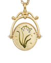 fable-england-b-initial-halskette-gold-bluebell-wende image 3