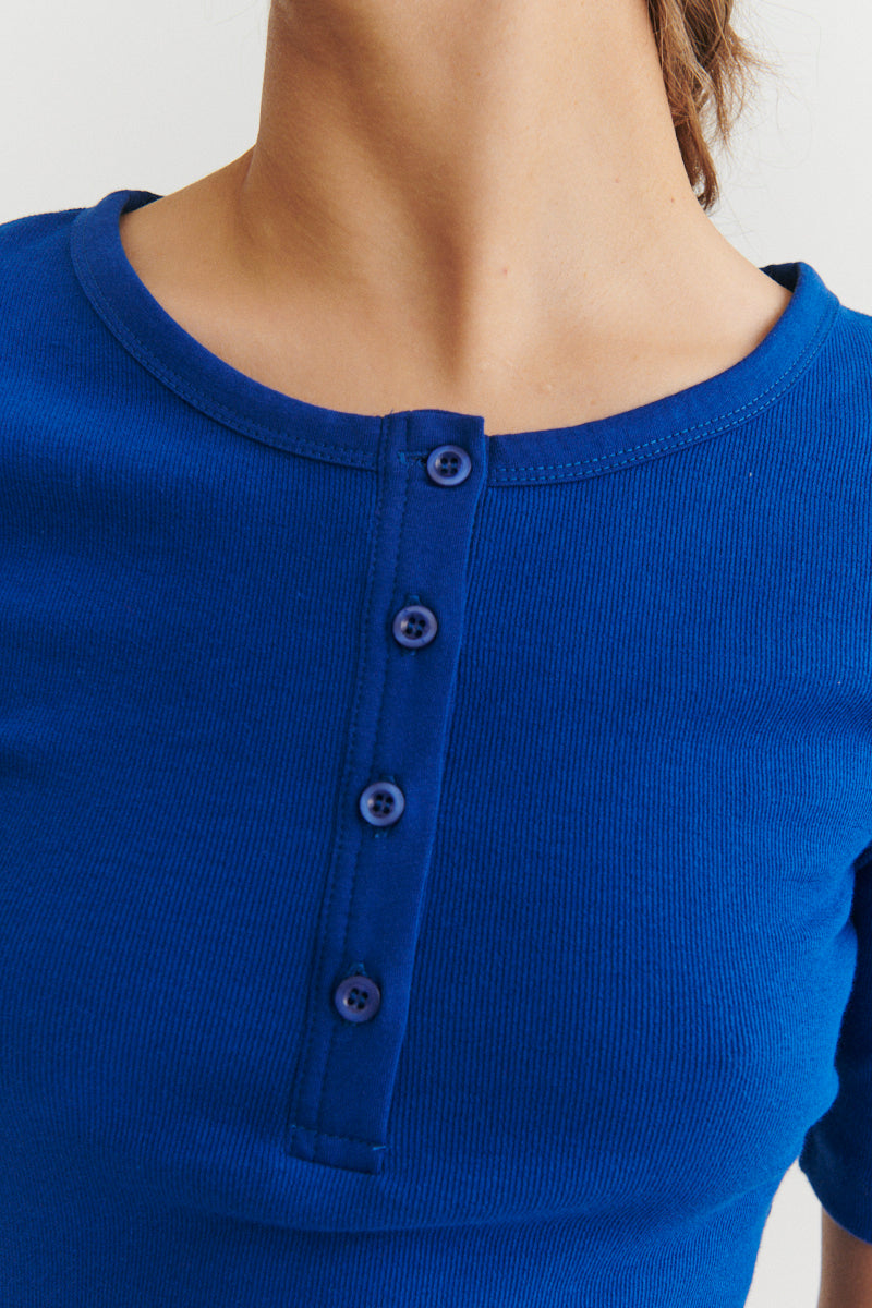 basic-apparel-ludmilla-ss-granddad-t-shirt-sodalite-blue-bio-baumwolle image 4