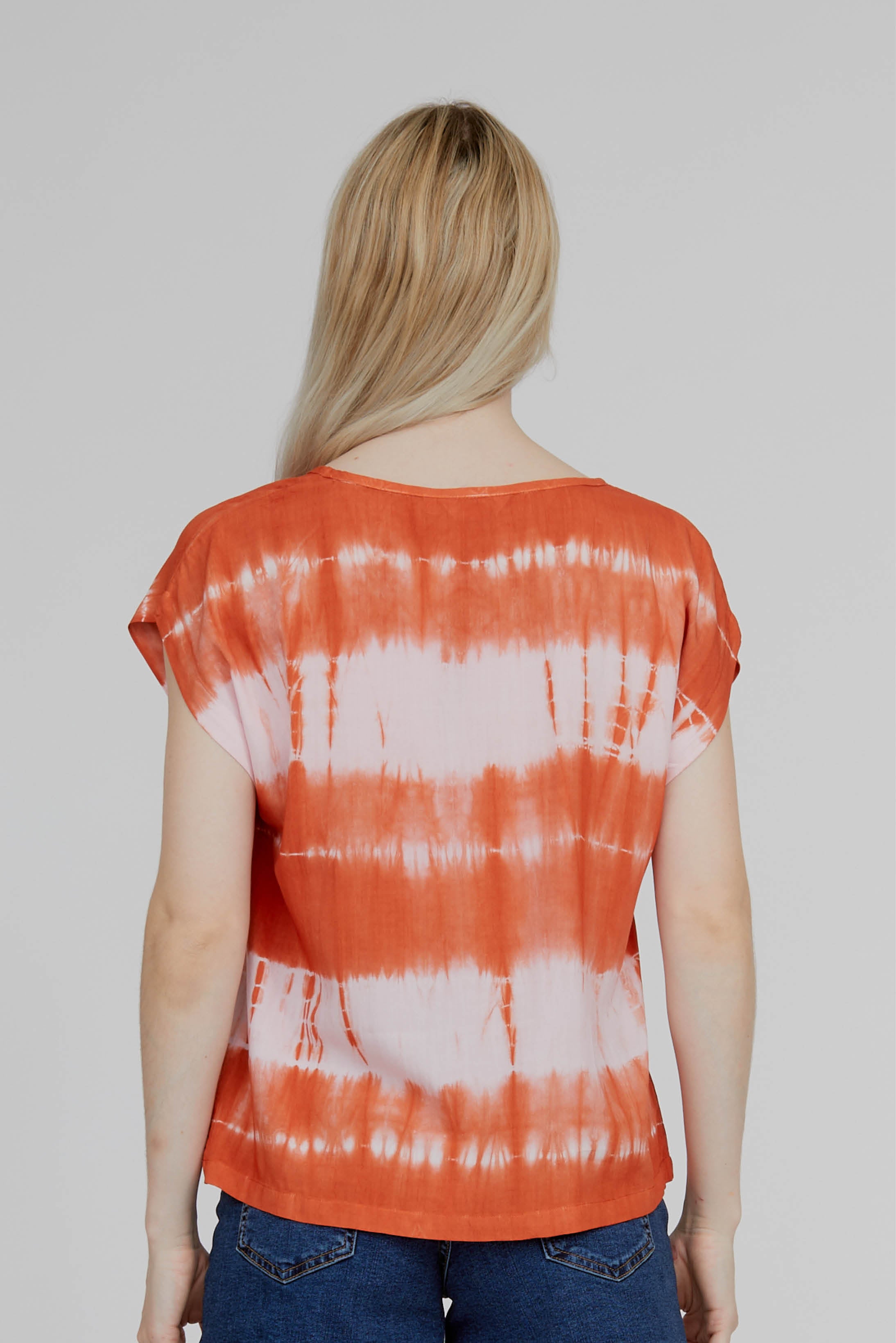 basic-apparel-orchid-tee-t-shirt-tie-dye-viskose-rosa image 3