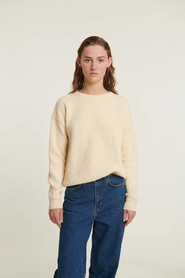 basic-apparel-lis-sweater-pullover-whisper-white-bio-baumwolle image 1