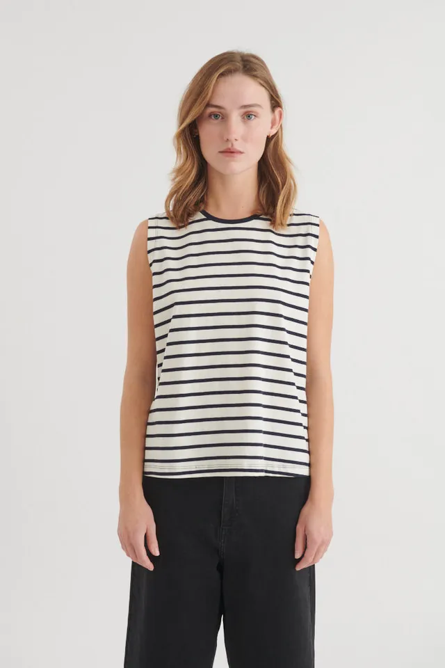 basic-apparel-raja-striped-tank-top-whisper-white-bio-baumwolle image 1