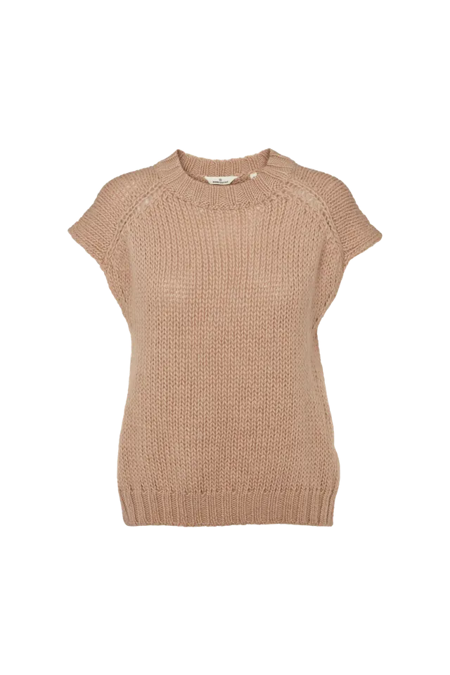 basic-apparel-apuana-vest-strickweste-pumice-stone-alpakawolle image 1