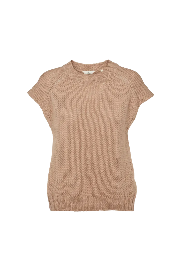 basic-apparel-apuana-vest-strickweste-pumice-stone-alpakawolle image 1