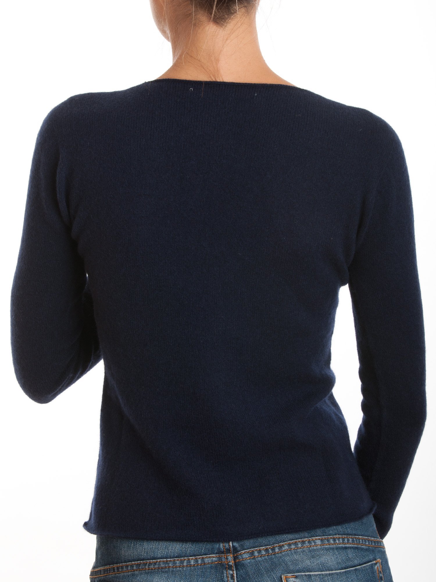 dalle-piane-cashmere-sweater-v-ausschnitt-pullover-schwarz-kaschmir image 3
