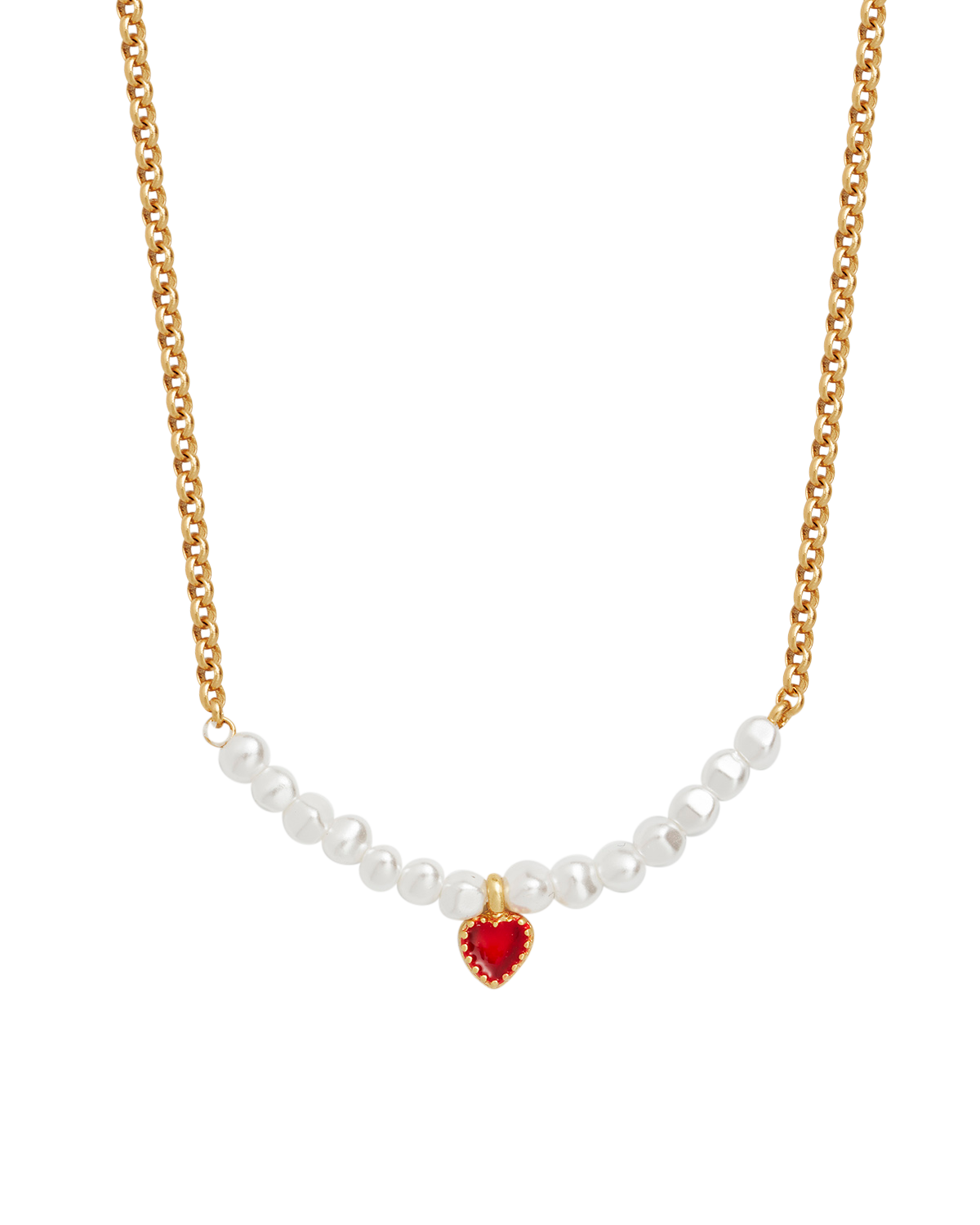 fable-england-jewellery-halskette-love-heart-pearl-gold image 1