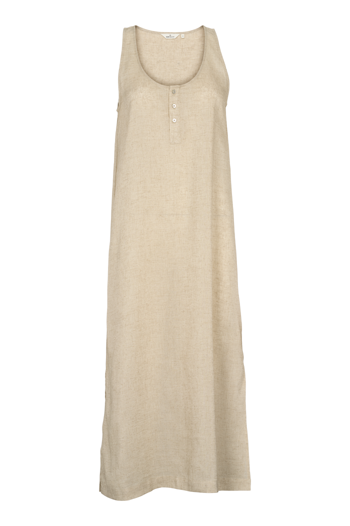 basic-apparel-carina-tank-dress-kleid-natural-melange-leinen image 4