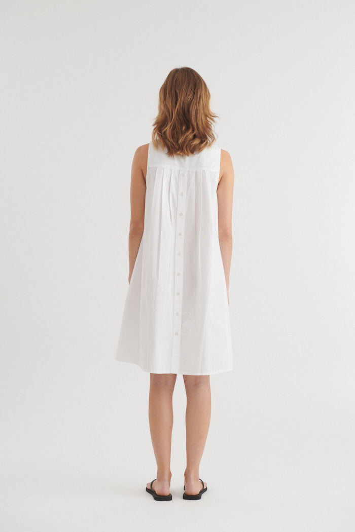 basic-apparel-ida-dress-kleid-bright-white-bio-baumwolle image 2