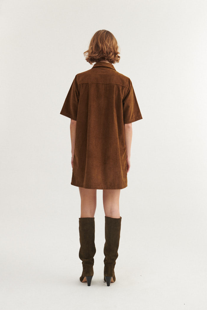 basic-apparel-isa-polo-dress-kleid-desert-palm-bio-baumwolle image 3