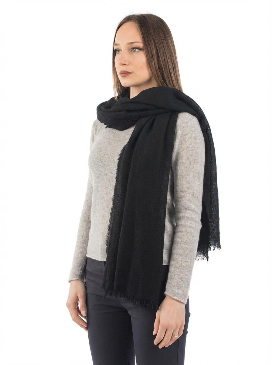 dalle-piane-cashmere-pashmina-100-kaschmir-schwarz image 3