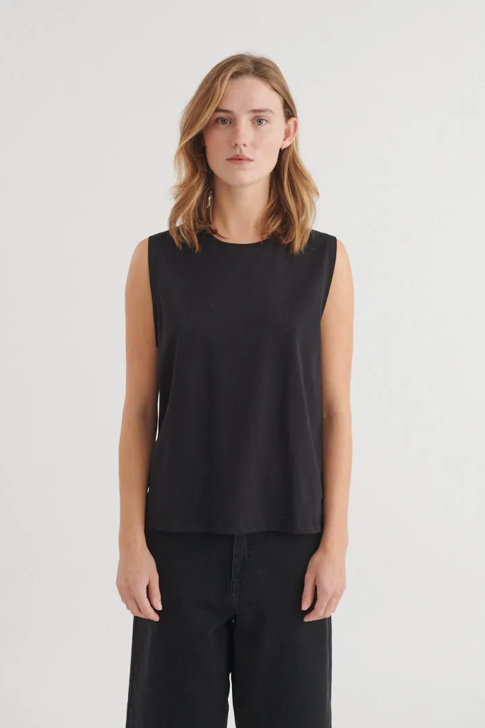 basic-apparel-raja-tank-top-schwarz-bio-baumwolle image 1
