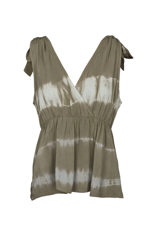 basic-apparel-orchid-top-tie-dye-vetiver-viskose-wickel image 1