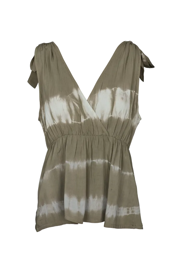 basic-apparel-orchid-top-tie-dye-vetiver-viskose-wickel image 1