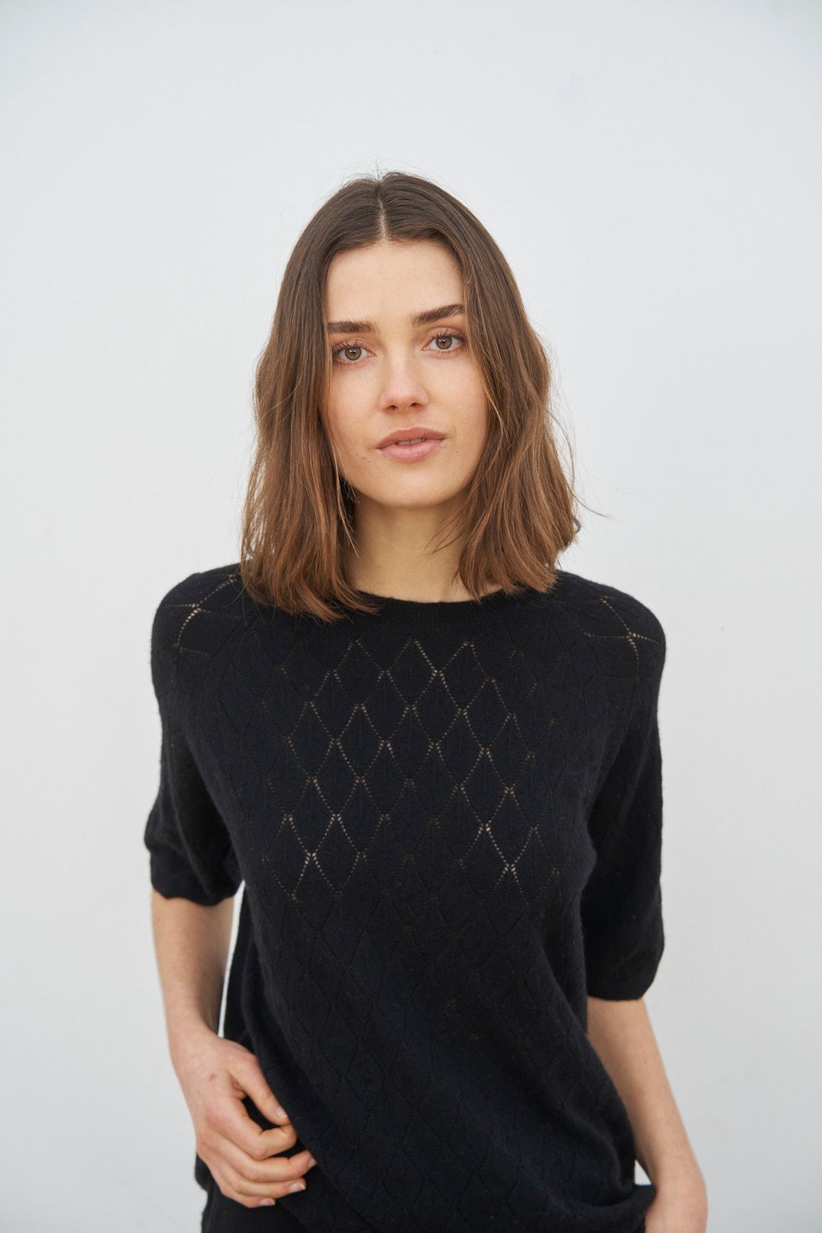 care-by-me-christine-t-shirt-kaschmir-shirt-schwarz-s image 6
