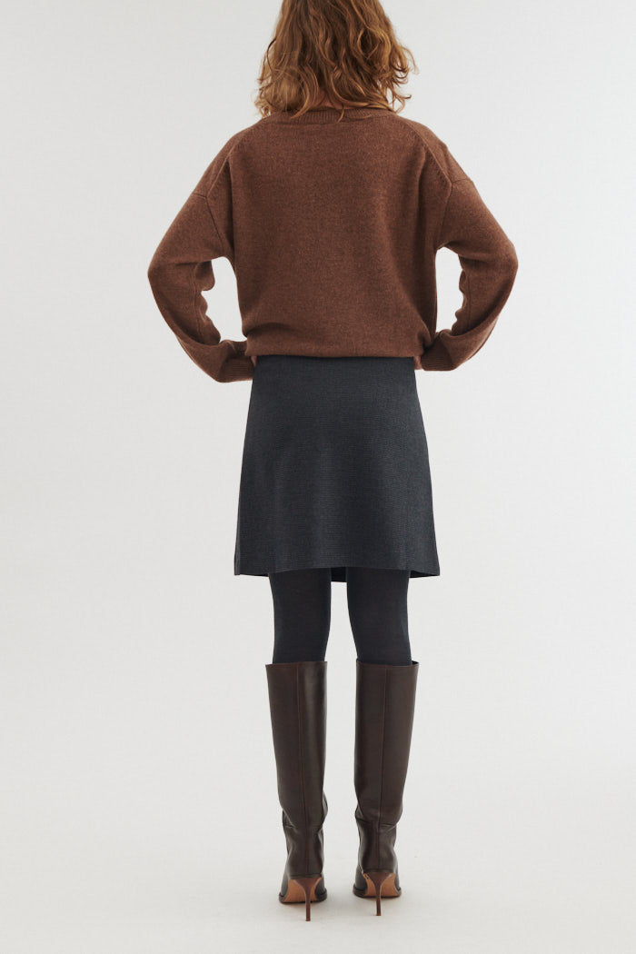 basic-apparel-marjo-wrap-skirt-wickelrock-damen-schwarz-recycelt image 4