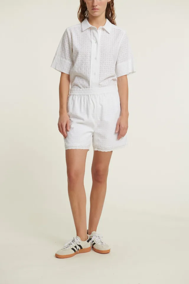 basic-apparel-adie-shorts-kurze-hose-bright-white-bio image 1