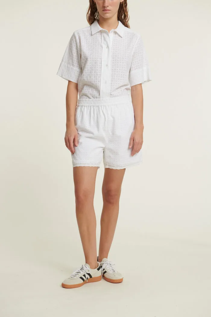 basic-apparel-adie-shorts-kurze-hose-bright-white-bio image 1