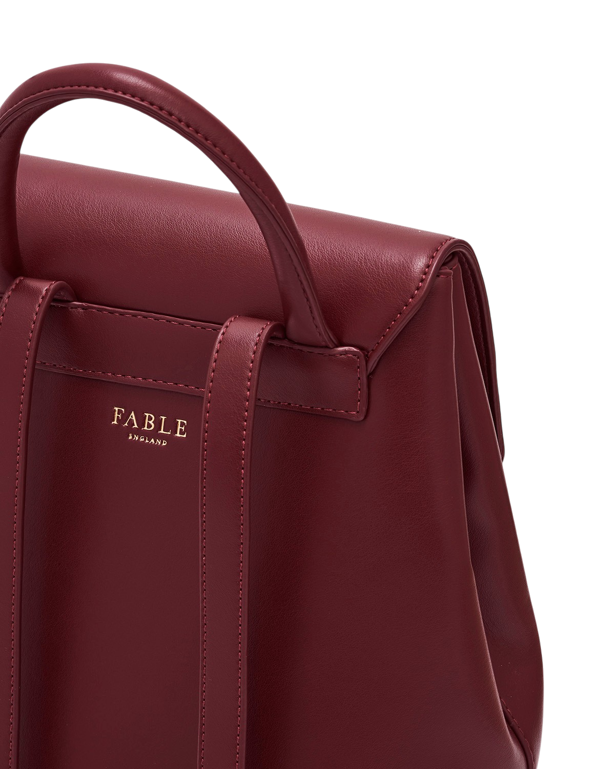 fable-england-laura-small-rucksack-burgundy-kunstleder image 8