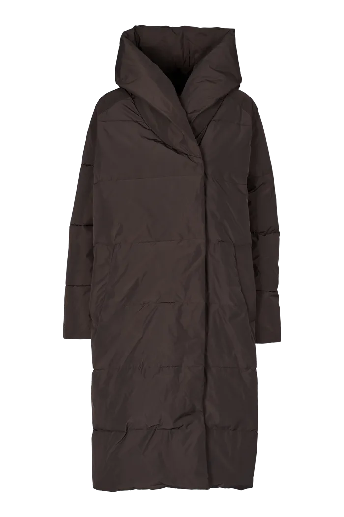 basic-apparel-tenna-shawl-collar-mantel-chocolate-torte-wasserabweisend image 1