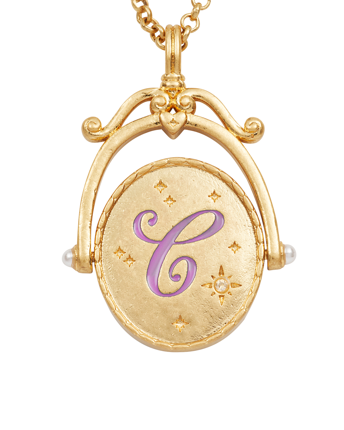fable-england-jewellery-c-cornflower-halskette-gold image 1