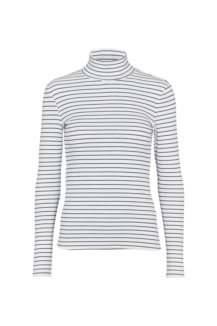 basic-apparel-ludmilla-high-neck-top-wei-bio-baumwolle-langarm image 1