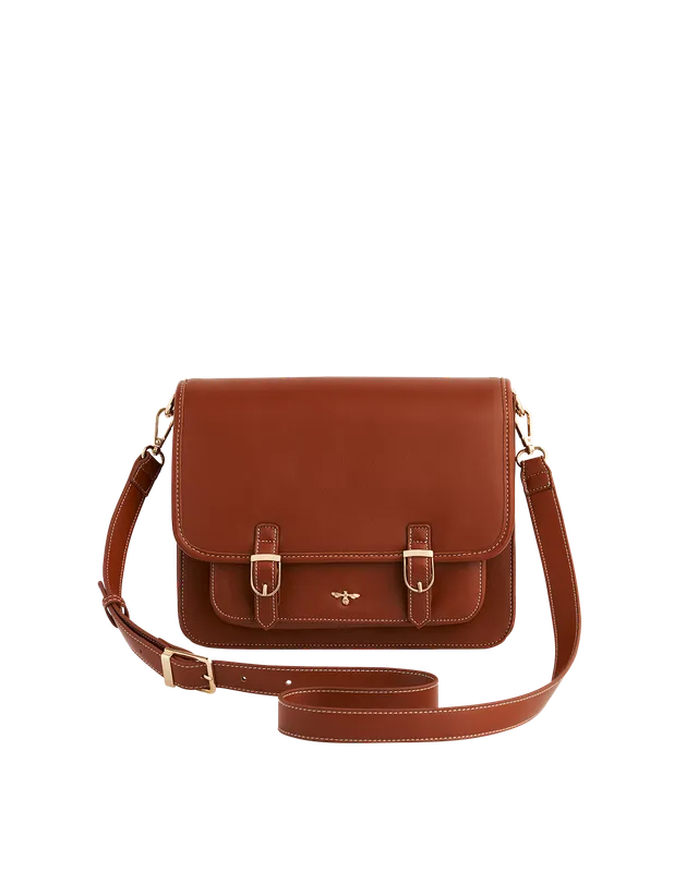 fable-england-tan-classic-satchel-tasche-cognac-biene image 1