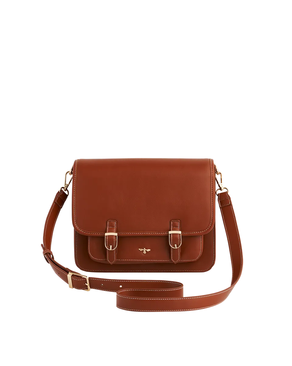 fable-england-tan-classic-satchel-tasche-cognac-biene image 1