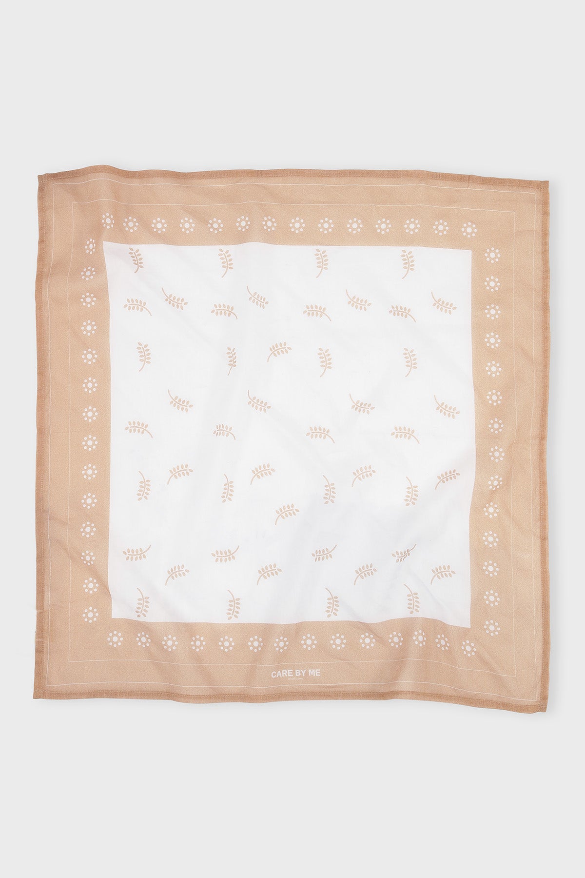 care-by-me-wheat-schal-55x55-braun-schwarz-bio-baumwolle image 6