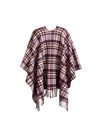 fable-england-check-cape-schal-karamell-schoko-oversize image 4