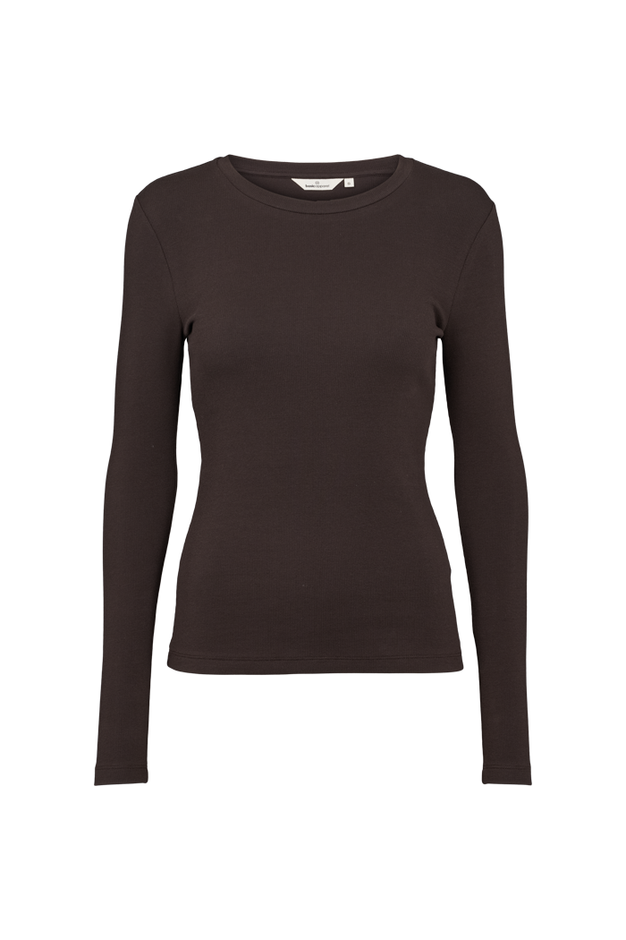 basic-apparel-ludmilla-ls-tee-langarmshirt-chocolate-torte-bio image 5