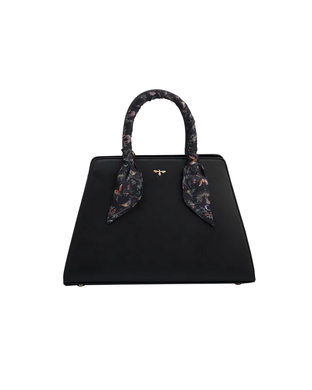 fable-england-grace-tote-tasche-schwarz-kunstleder image 1