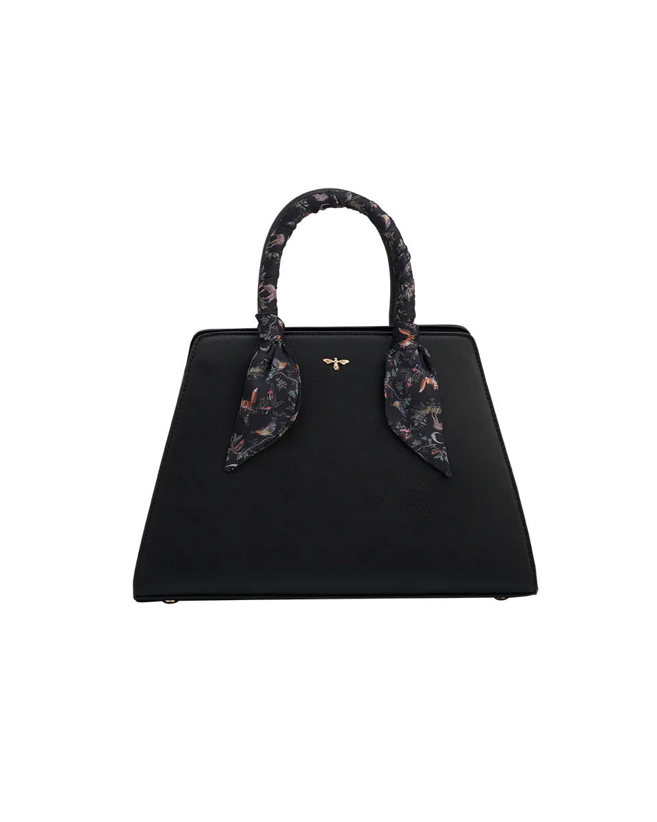 fable-england-grace-tote-tasche-schwarz-kunstleder image 1